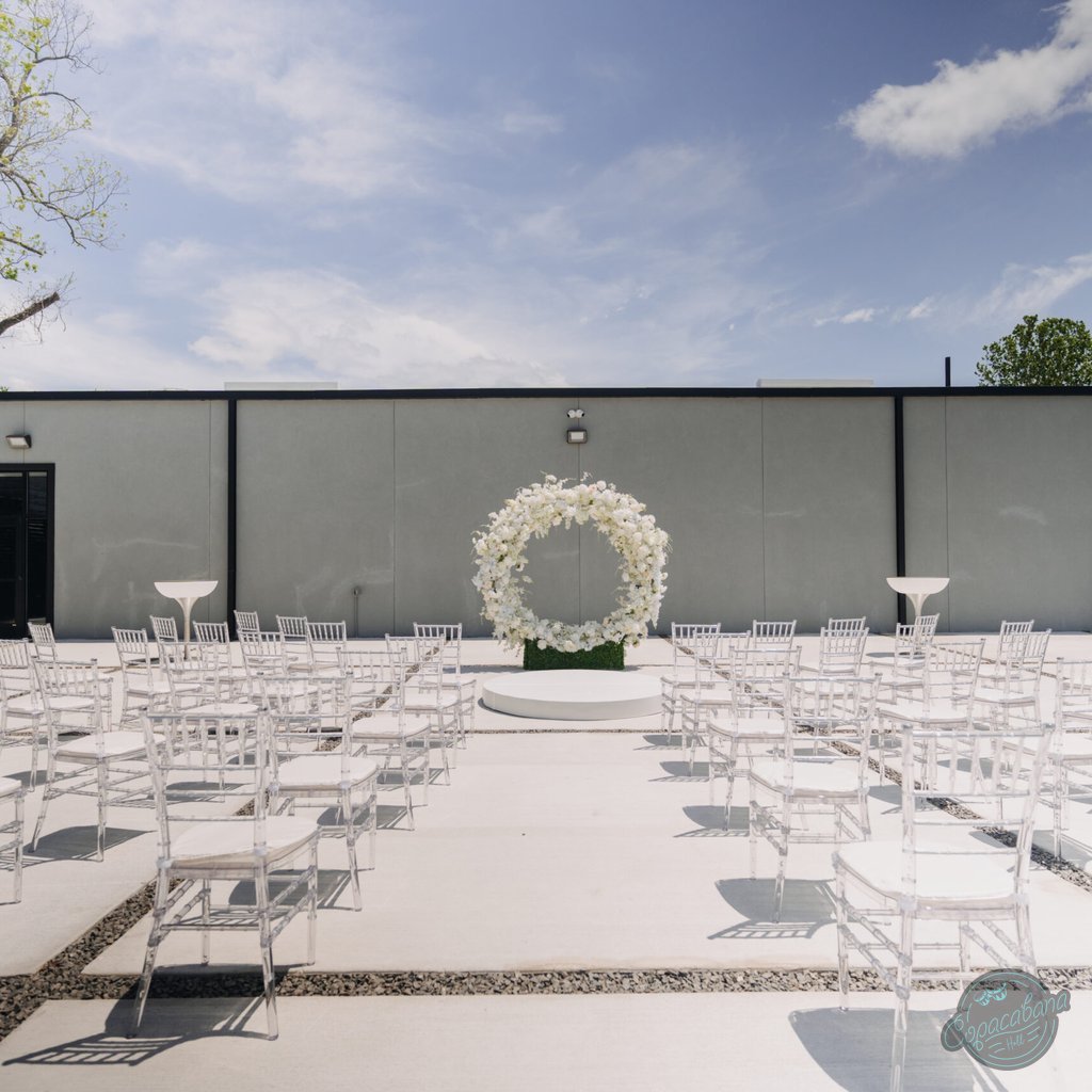 outdoor wedding venue Houston - Copacabana Hall serving Houston